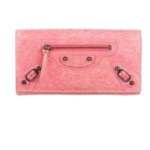 Pink Balenciaga wallet